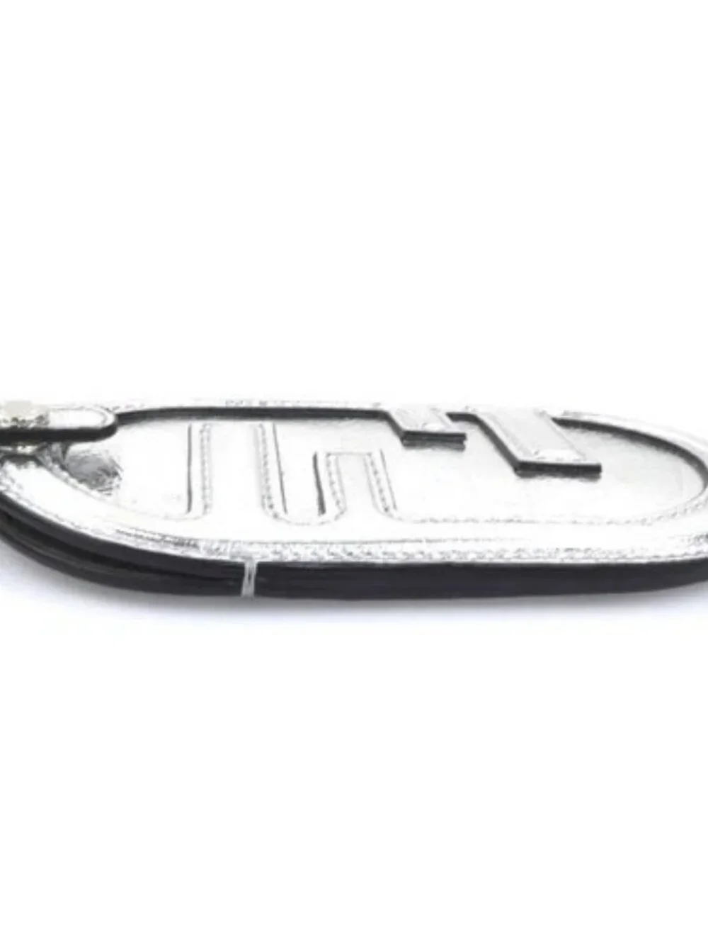 Auth FENDI Pass Case Holder Silver Leather - 56556a - Picture 4 of 9